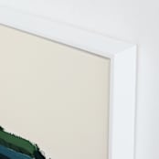 "Spring Seascape Diptych II" - Art Print in Blue Green by Caryn Owen - Frame Close-up