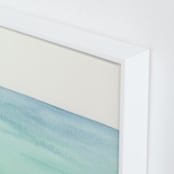 "Playa Four." - Art Print in Turquoise by Emily Magone - Frame Close-up