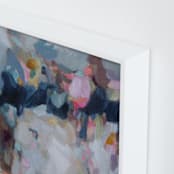 "Ashers Edge 1" - Art Print in Dark blue by Marissa DeCinque - Frame Close-up