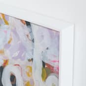 "Clouded Path 1" - Art Print in Gentle Lilac by Eunmee Studio - Frame Close-up