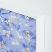 "Wildflowers in blue" - Art Print in blue by Eliane Lamb - Frame Close-up