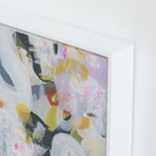 "Clouded Path 2" - Art Print in Gentle Lilac by Eunmee Studio - Frame Close-up