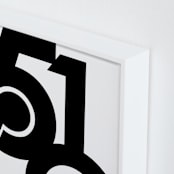 "OAK 510" - Art Print in black and white by Jennifer Morehead - Frame Close-up