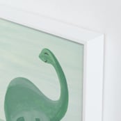 "Painted Dinos 1" - Art Print in Forest by Teju Reval - Frame Close-up