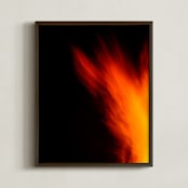"Lag BaOmer | 2017 | 2" - Art Print in Flames by Tal Paz-Fridman - Framed