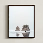 "Rocky Reflections" - Art Print in Alice Blue by LindseyErin - Framed