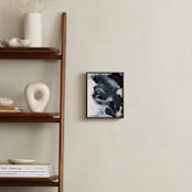 "Sketch 20 v.2" - Art Print in Navy Blue by Sara Kraus - In a Room