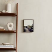 "Onward and Out" - Art Print in Boardwalk Brown by Gray Star Design - In a Room