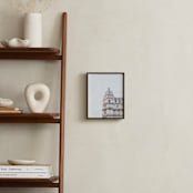"Lofty London" - Art Print in Alice Blue by LindseyErin - In a Room