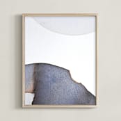 "Moon Tides II" - Art Print in Cosmic Indigo by Eloise Bound - Framed