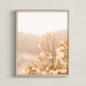 "Desert Blossom II" - Art Print in Blush by Heather Deffense - Framed