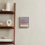 "Before The Storm II" - Art Print in peach by Lindsay Megahed - In a Room