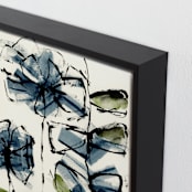 "Blue Mist No.3" - Art Print in Slate by Deborah Velasquez - Frame Close-up
