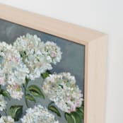 "Full Bloom" - Art Print in Neutral by Sarah Hall - Frame Close-up