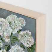 "Full Bloom" - Art Print in Neutral by Sarah Hall - Frame Close-up