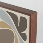 "Affinity II" - Art Print in Sandy Beige by Dominique Vari - Frame Close-up