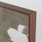 "Mindfulness 2" - Art Print in Grey by Shiho Whitehead - Frame Close-up