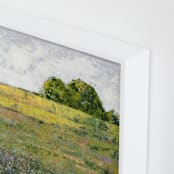 "Meadow Glow" - Art Print in Meadow Green by Kristi Visser - Frame Close-up