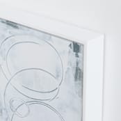 "Innuendo No. 3" - Art Print in Soft White by Julia Contacessi - Frame Close-up