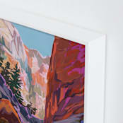 "Open Space 1" - Art Print in Desert Stone by Jess Franks - Frame Close-up