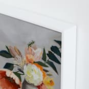 "Peach Poppy" - Art Print in Stone by Jenny Westenhofer - Frame Close-up