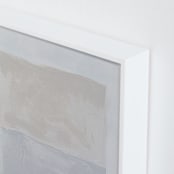 "Buff Boxes No.2" - Art Print in Sky by Amy Gray - Frame Close-up