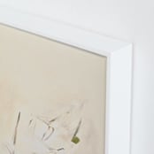 "Spring Abstract Diptych II" - Art Print in Cream by Caryn Owen - Frame Close-up