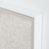 "Falling, Falling" - Art Print in Coastal Drift by Jayne Alfieri - Frame Close-up