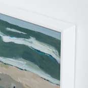 "Leucadia II" - Art Print in Pacific Blue by Rachel Mercier - Frame Close-up
