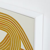 "Tangerine" - Art Print in Tangerine by Emily Kariniemi - Frame Close-up