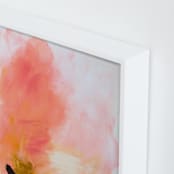 "Creative Block" - Art Print in Pink Coral Reef by Megan Carty - Frame Close-up