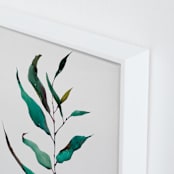 "Eucalyptus Foliage" - Art Print in Eucalyptus Green by jinseikou - Frame Close-up