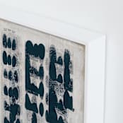 "Domino Effect" - Art Print in Deep Sea by Lorent and Leif - Frame Close-up