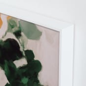 "Finding Moss" - Art Print in Forest Green by Parima Studio - Frame Close-up