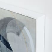 "A Sea Of C" - Art Print in Stormy Sea Green by Kirsta Benedetti - Frame Close-up