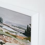 "Schoodic II" - Art Print in Grey by Jess Franks - Frame Close-up