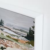 "Schoodic II" - Art Print in Grey by Jess Franks - Frame Close-up