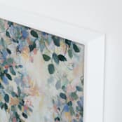 "Morning Light II" - Art Print in Fresh Blue by Sonal Nathwani - Frame Close-up