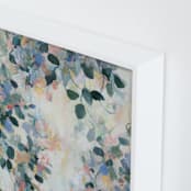 "Morning Light II" - Art Print in Fresh Blue by Sonal Nathwani - Frame Close-up