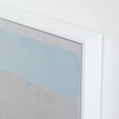 "Buff Boxes No. 1" - Art Print in Sky by Amy Gray - Frame Close-up