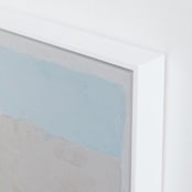"Buff Boxes No. 1" - Art Print in Sky by Amy Gray - Frame Close-up