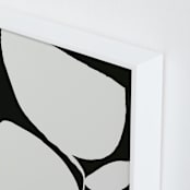 "Urban garden II" - Art Print in Noir by Creo Study - Frame Close-up