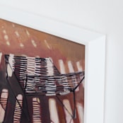 "Chair from my Childhood II" - Art Print in Pink Light by Caitlin Winner - Frame Close-up