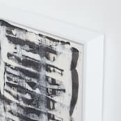 "Veil Dissolving" - Art Print in Black by Misty Hughes - Frame Close-up
