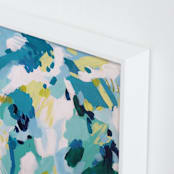 "Dash" - Art Print in Turquoise by Katie Craig - Frame Close-up