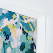 "Dash" - Art Print in Turquoise by Katie Craig - Frame Close-up