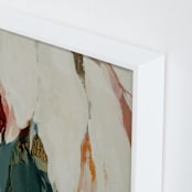 "Winter Thaw No. 1" - Art Print in Warm Grey by Wendy Keller - Frame Close-up