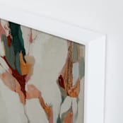 "Winter Thaw No. 2" - Art Print in Warm Grey by Wendy Keller - Frame Close-up