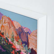 "Open Space 2" - Art Print in Desert Stone by Jess Franks - Frame Close-up