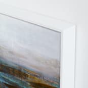 "Tranquil Pools" - Art Print in Aqua by Melissa Marquardt - Frame Close-up